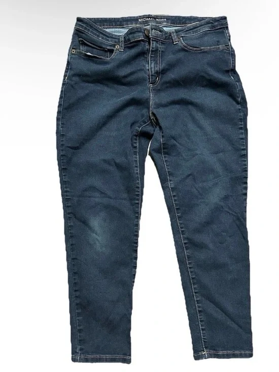 Women’s Michael Kors Izzy Cropped Skinny Jeans Size 14 - Picture 1 of 3